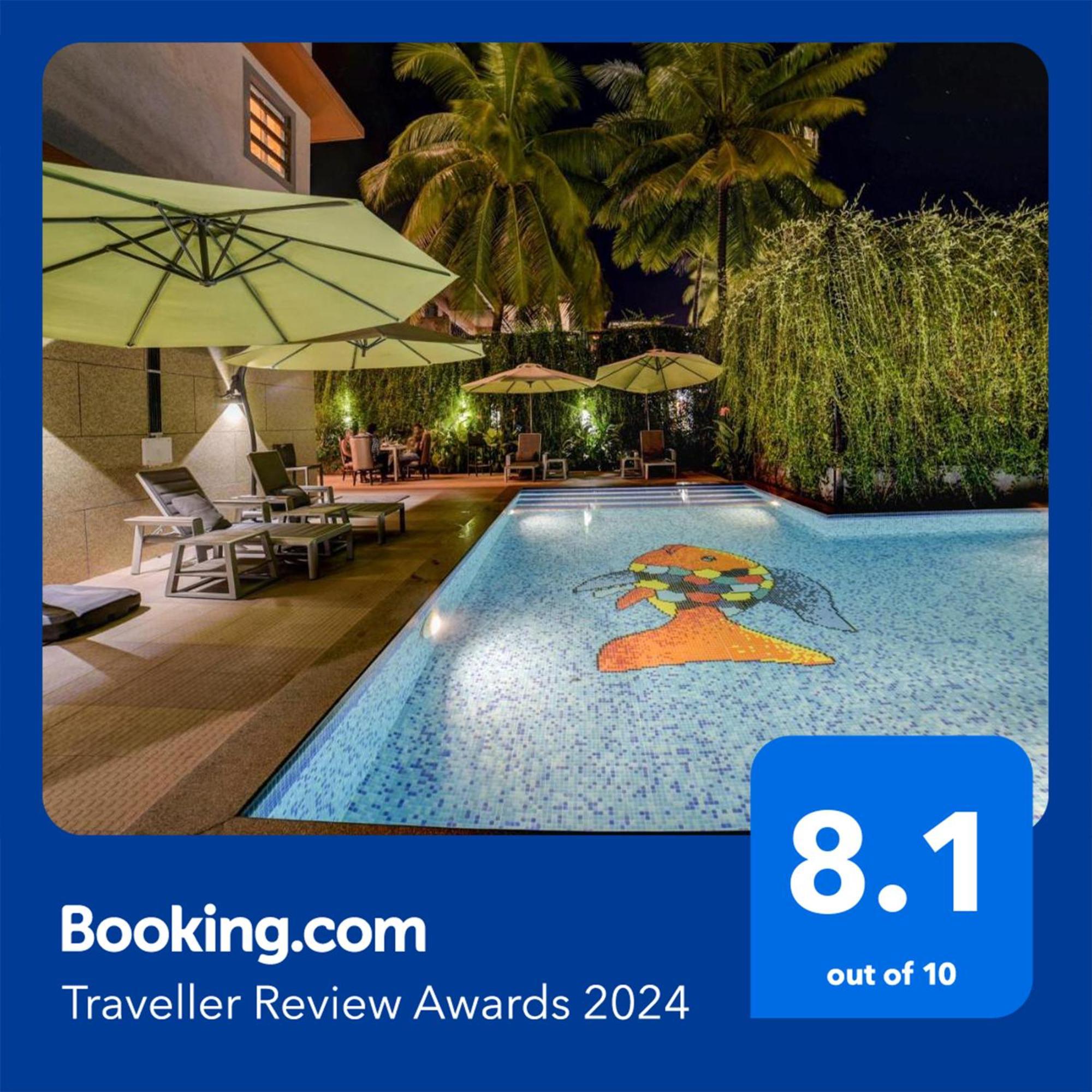 Fabhotel Prime Sarala Crown With Pool - Nr Calangute Beach Bagian luar foto